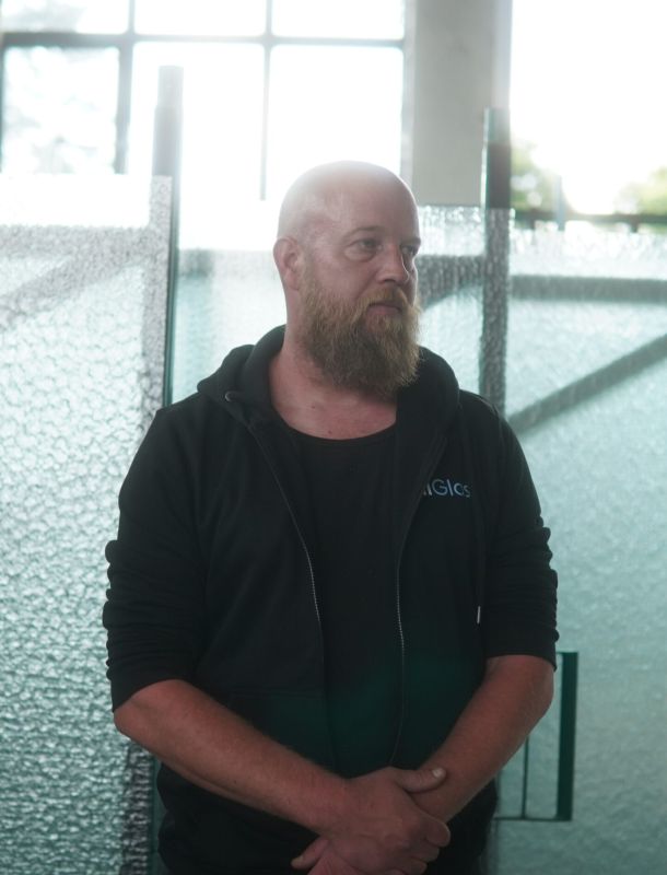 Glasergeselle Kai-Uwe Eilers